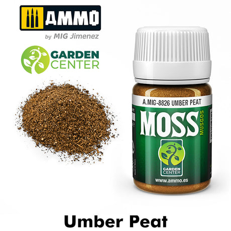 Ammo MOSS Garden Centre Texture 35ml Weathering Lichen Scenery Range Mig Jimenez