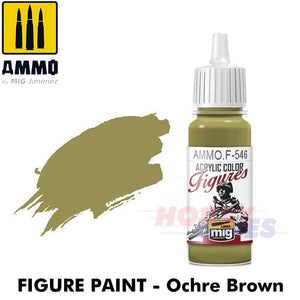 Ammo ACRYLIC COLOUR for FIGURES 17ml jar agitator ball Full Range Mig Jimenez