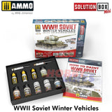 Solution Box Mini - WWII Soviet Winter Vehicles | Ammo by Mig Jimenez | MIG7903