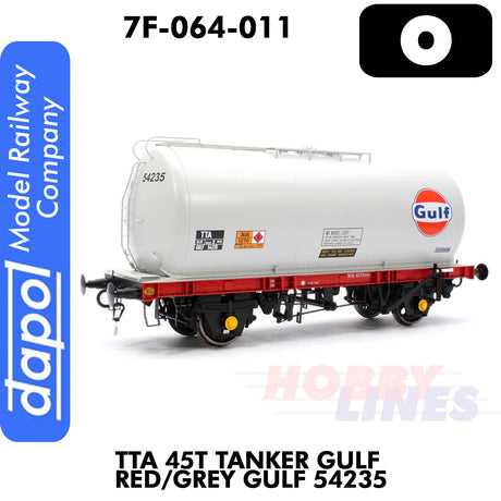 TTA 45T Tanker Gulf Red/Grey Gulf 54235  | Dapol | 7F-064-011