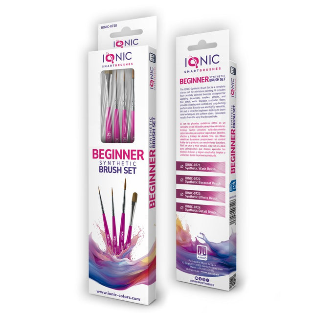 Beginner Synthetic Brush Set | IONIC | IONIC0720