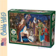 Load image into Gallery viewer, Miracle in Bethlehem Nativity Christmas Cobble Hill 1000pc jigsaw puzzle 40223
