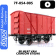 BR Meat Van Crimson 870040  | Dapol | 7F-054-005