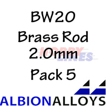 Load image into Gallery viewer, Brass Rod ALBION ALLOYS Precision Metal Model Materials Various Sizes BW02 BW
