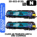 Class 68 Fearless 68016 DRS Compass - DCC Fitted | Dapol | 2D-022-012D
