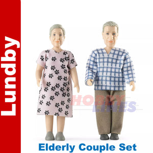 Lundby Doll Set Elderly couple Charlie 60-8084-00