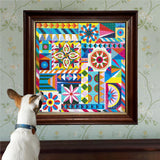 eeBoo SUNSHINE GARDEN 1000 pc Square Jigsaw Puzzle Super Deluxe PZTSNG
