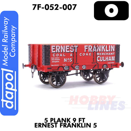 5 Plank 9 Ft Ernest Franklin 5 - Wagon | Dapol | 7F-052-007