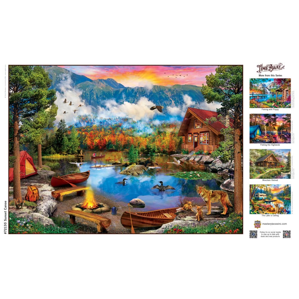 Sunset Canoe - 1000pc Puzzle | Masterpieces | MSP-72130