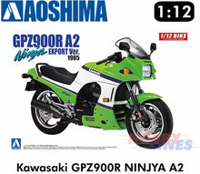 Load image into Gallery viewer, Kawasaki GPZ900R Ninja A7 motorcycle Custom Parts1:12 model kit Aoshima 05454
