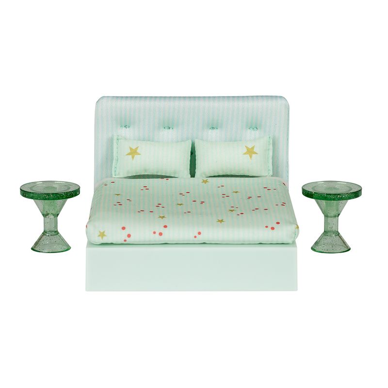 Bed With Upholstered Headboard Set | Lundby | 60-2107-00