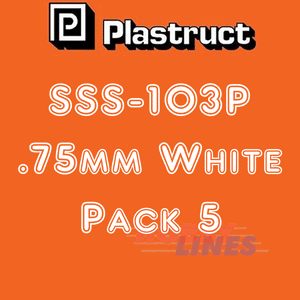 CLEAR & WHITE STYRENE SHEET range styrene ABS plastic polystyrene SSS PLASTRUCT