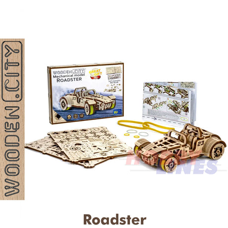 Roadster- 3D Puzzle | Wooden City | WR337