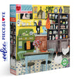 eeBoo KITCHEN CHICKENS 1000 pc Square Jigsaw Puzzle Super Deluxe PZTKHC