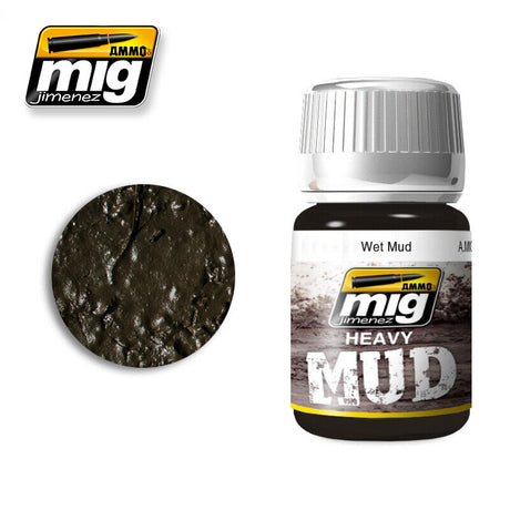  Enamel Heavy Mud - Wet Mud - 35ml | Ammo by Mig Jimenez | MIG1705