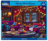 Winter Book Haven - 1000pc Puzzle | White Mountain | 2187pz