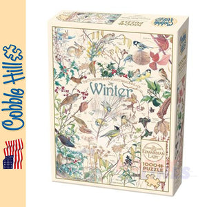 Country Diary: Winter Cobble Hill puzzle 1000pc CH40095