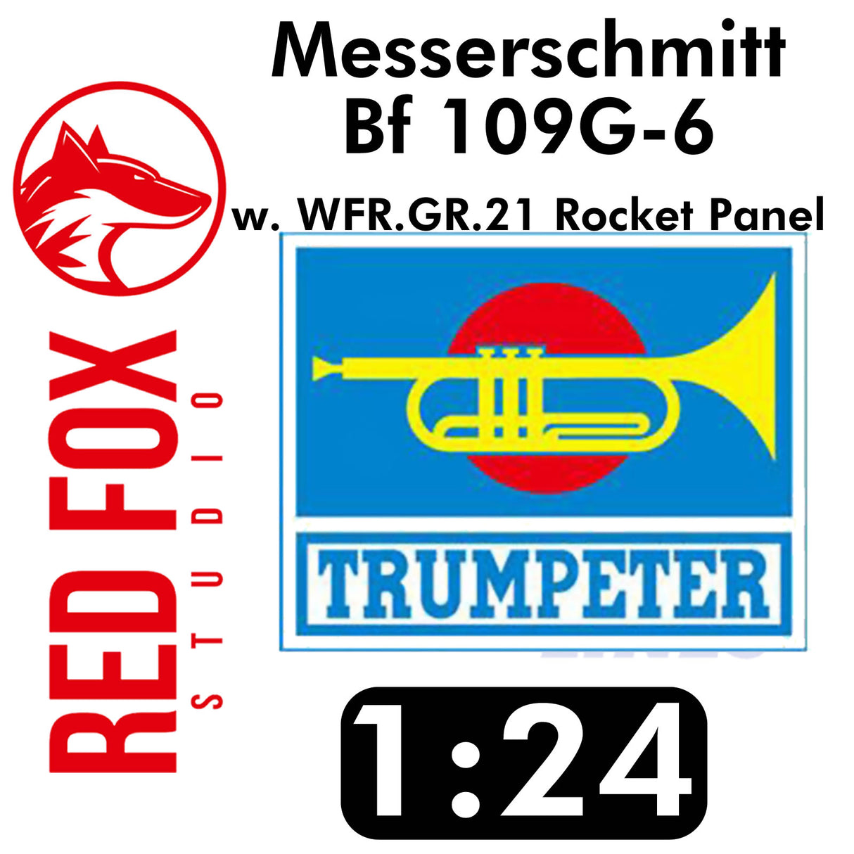 Messerschmitt Bf 109G-6 WFR.GR.21 Rocket Panel 3D instrument pandel 1:24 Trumpeter kit RFSQS-24004
