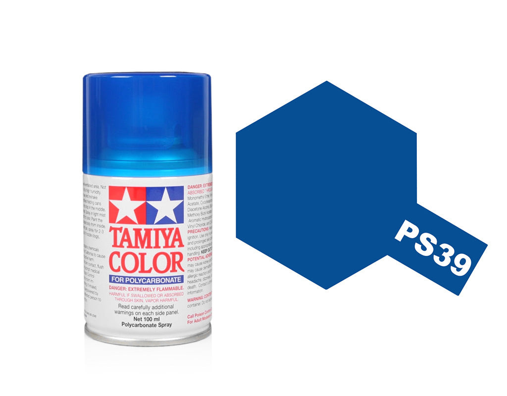 Tamiya Ps-39 Translucent Light Blue Spray Paint