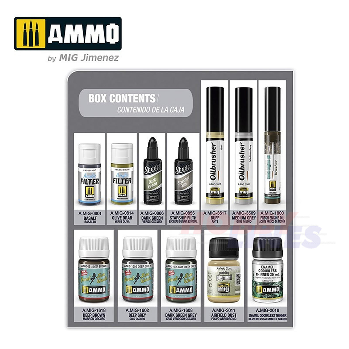 Super Pack - Solution Set -  WWII USAF Aircraft | Ammo by Mig Jimenez | MIG7815
