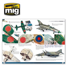 Load image into Gallery viewer, ENCYCLOPEDIA OF AIRCRAFT 4 Weathering Modelling Techniques Book Ammo by Mig Jimenez MIG6053
