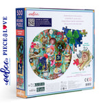 Naturalist Collection 500pc Round Puzzle | eeBoo | PZF110