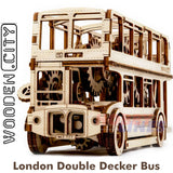London Double Decker - 3D Puzzle | Wooden City | WR303