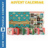 Janet Hill ADVENT CALENDAR New York Puzzle Company 24 Mini Puzzles Jigsaw NPZJH2240