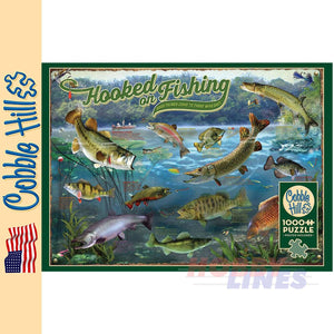 Hooked on Fishing Cobble Hill puzzle 1000pc CH40180