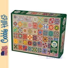 Load image into Gallery viewer, 50 States Quilt Blocks Cobble Hill puzzle 1000pc CH40050
