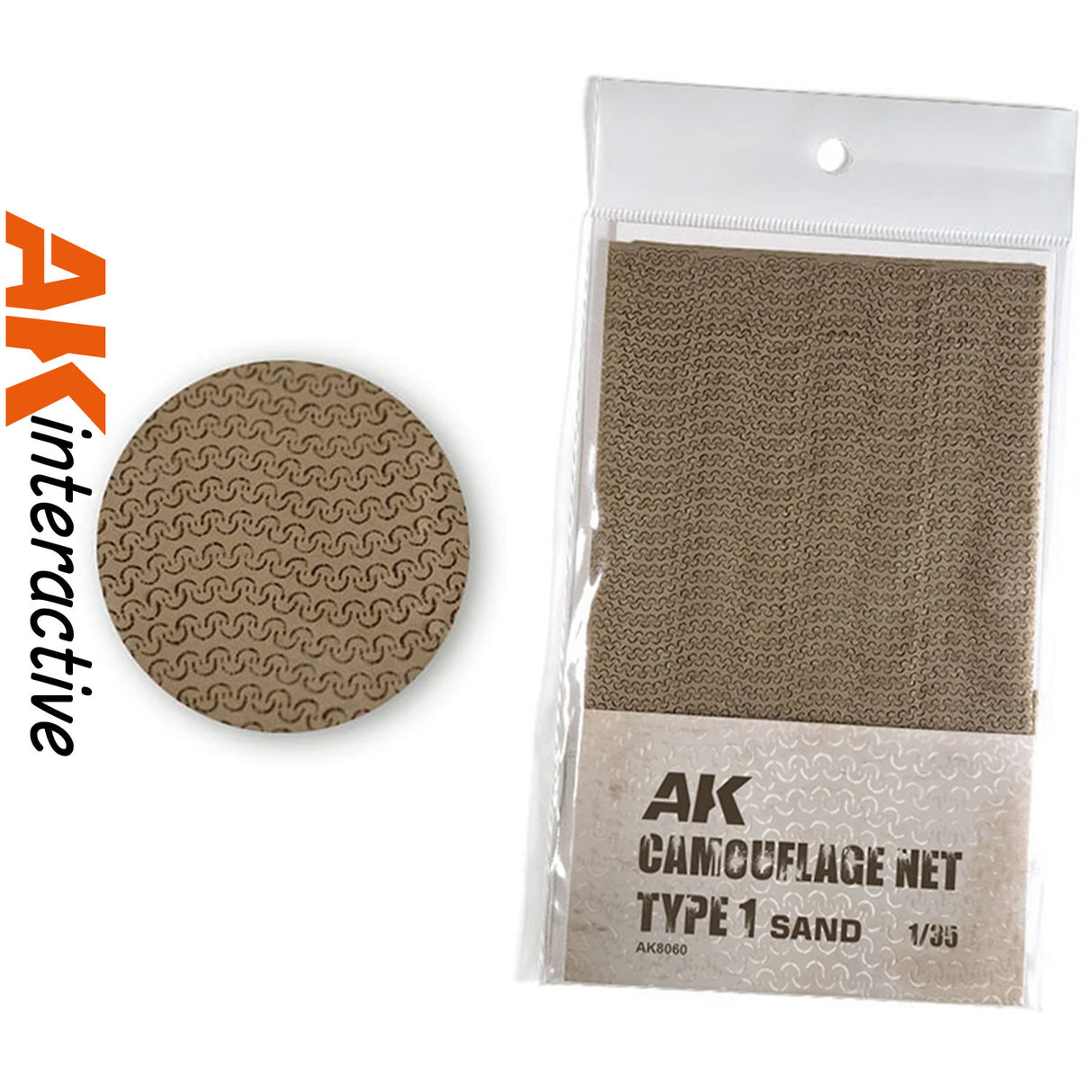 Mimetic Camouflage Net - Type 1 Sand | AK interactive | AK8060