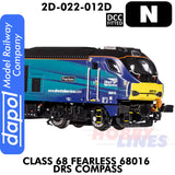 Class 68 Fearless 68016 DRS Compass - DCC Fitted | Dapol | 2D-022-012D