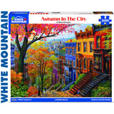 AUTUMN IN THE CITY 1000 pc super deluxe Jigsaw Puzzle WHITE MOUNTAIN 1929