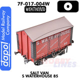 Salt Van S Waterhouse 85 - Weathered -  Wagon  | Dapol | 7F-018-004W