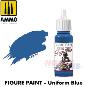 Ammo ACRYLIC COLOUR for FIGURES 17ml jar agitator ball Full Range Mig Jimenez