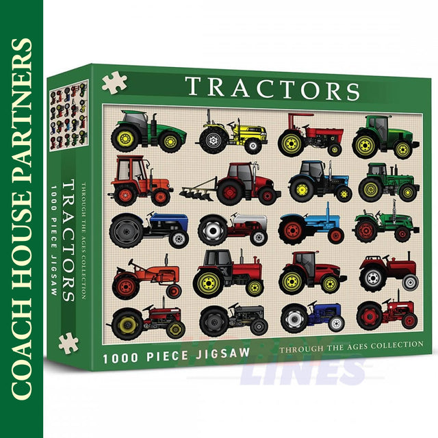 Tractors -  Through the Ages - Jigsaw Puzzle 1000pc | Coach House Partners | CHP0150