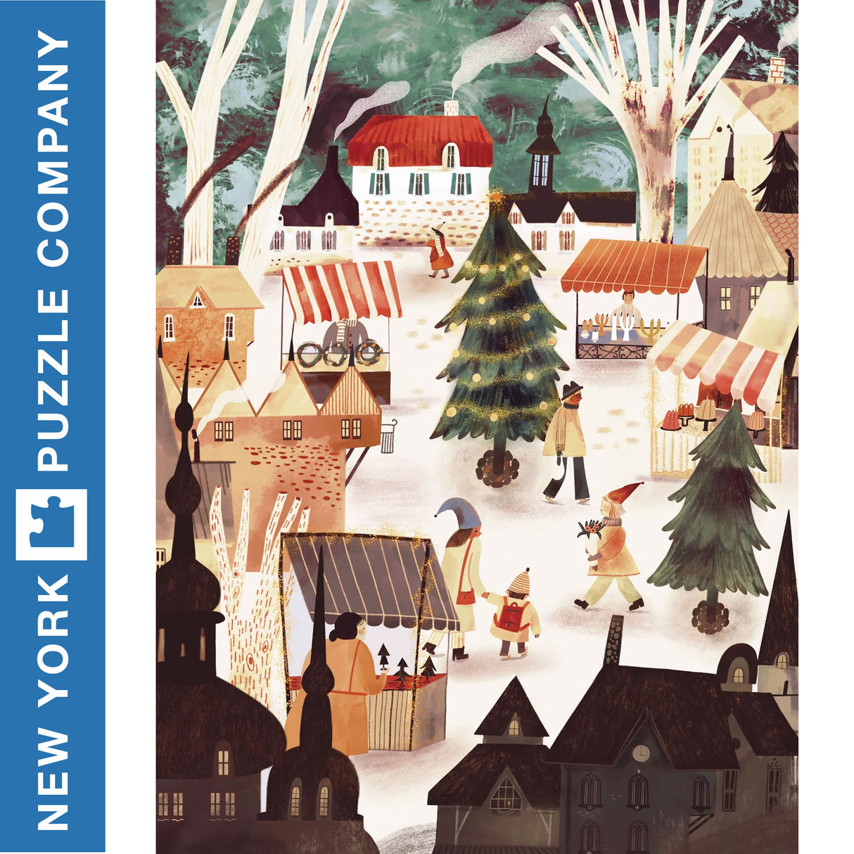 Christmas Market 1000pc Jigsaw | New York Puzzle Company | NPZAL2435