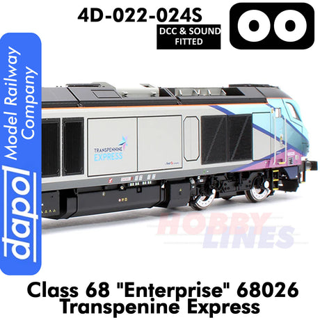 Class 68 - Enterprise 68026 Transpenine Express Loco | Dapol | 4D-022-024S