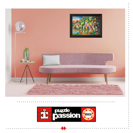 HIDDEN HARBOUR 500pc EDUCA Super Deluxe Jigsaw Puzzle 19552