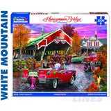 *Damaged Box* Honeymoon Bridge - 1000pc Puzzle | White Mountain | 1747pz