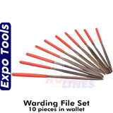 WARDING FILE SET 10 pieces 180mm Expo Tools 72541