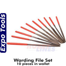 Load image into Gallery viewer, WARDING FILE SET 10 pieces 180mm Expo Tools 72541
