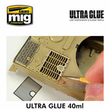 Load image into Gallery viewer, ULTRA GLUE - FOR ETCH, CLEAR PARTS &amp; MORE Acrylic Glue AMMO Mig Jimenez AMIG2031
