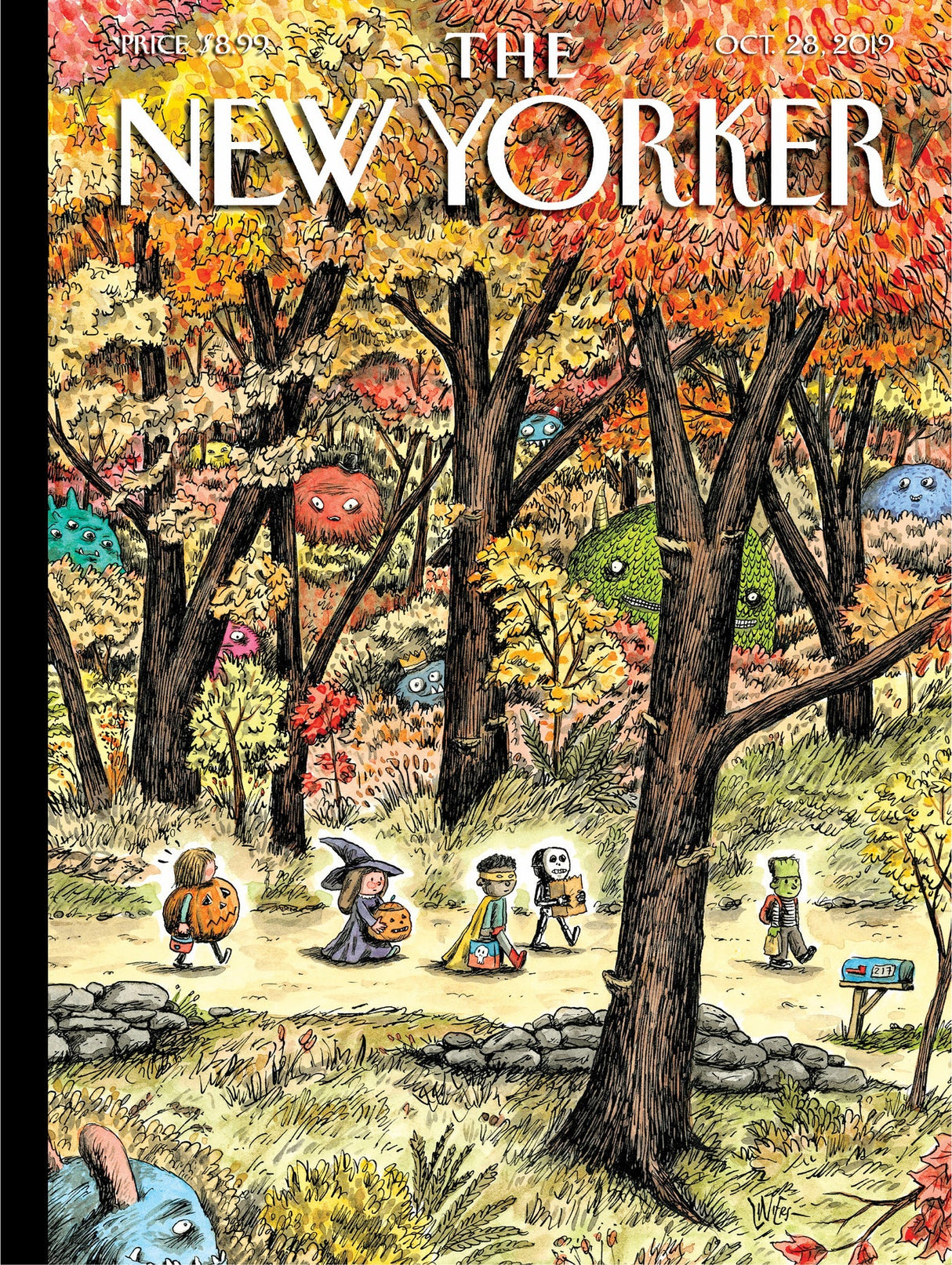 LEAF PEEPERS New York Puzzle Company 1000pc Jigsaw 