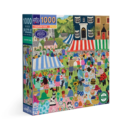 Country Fair - 1000pc Puzzle | eeBoo | PZT973