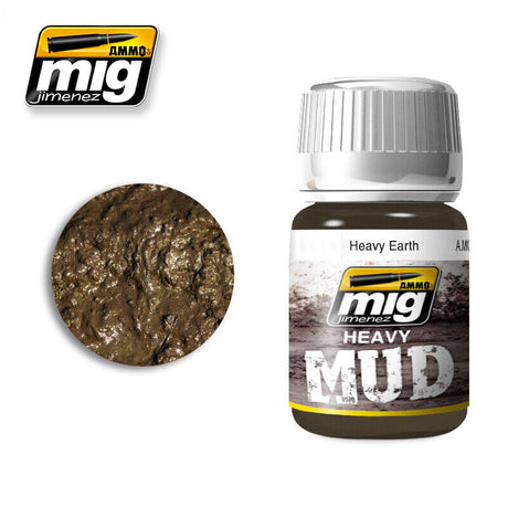  Enamel Heavy Mud - Heavy Earth Mud - 35ml | Ammo by Mig Jimenez | MIG1704