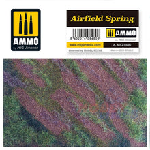 Load image into Gallery viewer, Ammo SCENIC MAT Airfield Spring 245 x 245mm Diorama Mig Jimenez MIG8480
