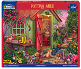 Potting Shed - 1000pc Puzzle | White Mountain |  2064pz
