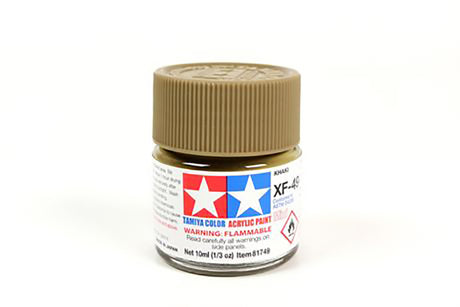 Tamiya Acrylic Mini Paint Xf-49 Khaki