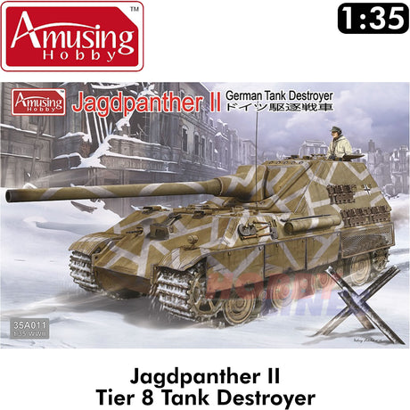 Jagdpanther II Tank Destroyer WWII Prototype 1:35 kit Amusing Hobby 35A011